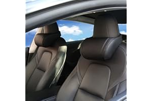 TOPABYTE Car Neck Pillow Memory Foam Automotive Seat Cushions of Headrests for Relieving Neck Stiffness Seat Neck Support Pillow, Fits All Vehicles, 2 Pieces, Black