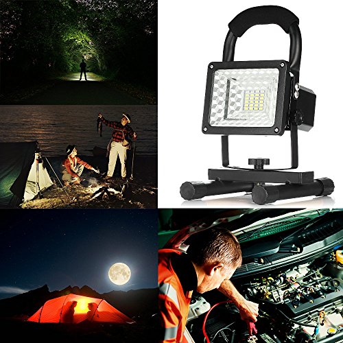 [15W 24LED] Spotlights Work Lights Outdoor Camping Lights, Builtin