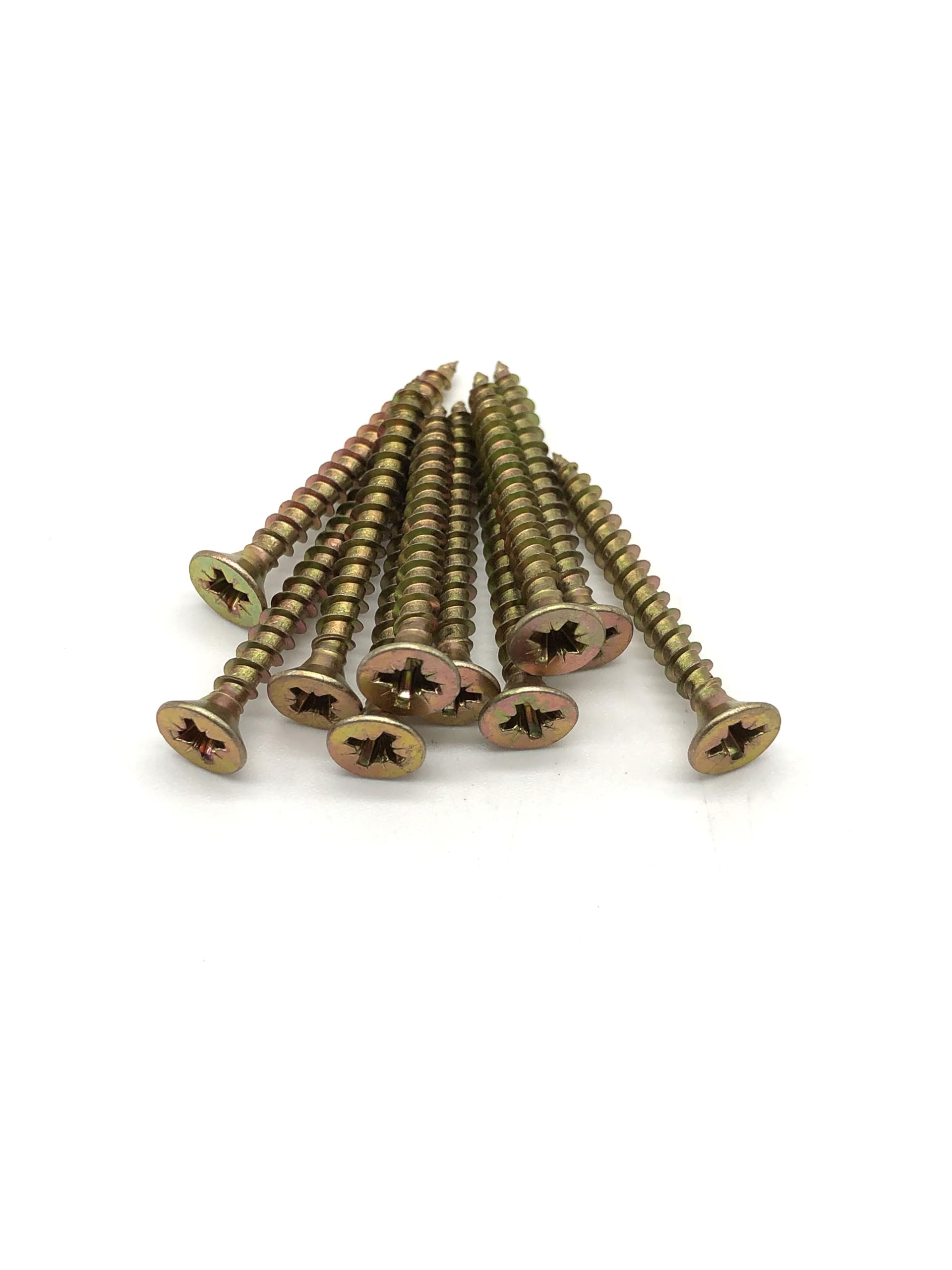200 Pcs Box of Wood Screws 4mm x 35mm Double Countersunk Premium Easy Drive Woodscrews