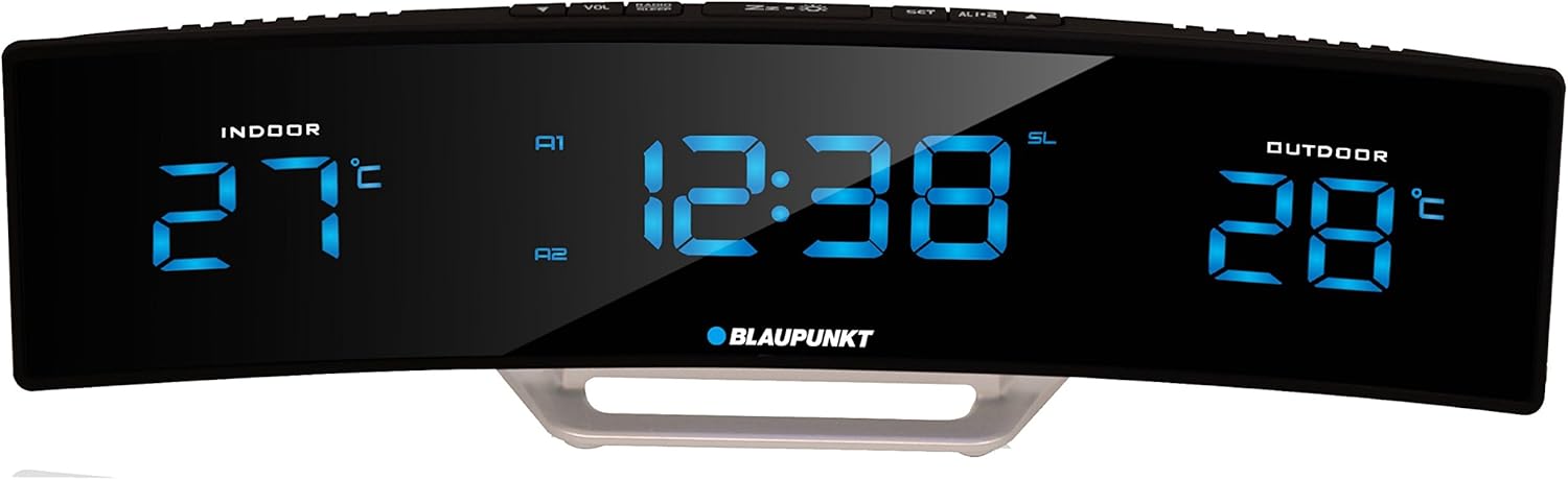 Blaupunkt CR12BK Radiodespertadores con LED-Display, Alcance ...