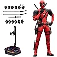 JAMRYSE ZD Toys Wolverine Action Figure, Movie Collectible Edition, 1/10 Scale Full Set Articulated Figure, 7 Inches (Deadpool)