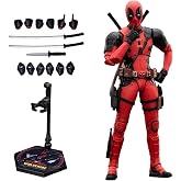 JAMRYSE ZD Toys Wolverine Action Figure, Movie Collectible Edition, 1/10 Scale Full Set Articulated Figure, 7 Inches (Deadpool)