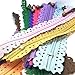 LNKA Lace Zippers 20CM(7.8inch) Novelty 20pcs/Pack 3# End Zipper DIY Nylon Coil Flower Zipper for DIY Sewing Dress Tailor Craft Bed Bag Random Color