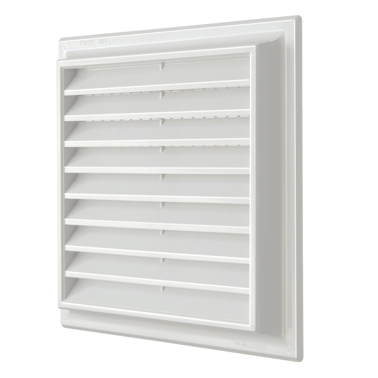 The g1nr1919b-y Ventilation Grid Plastic Superimposed Quadra, White, 189 x 189 mm