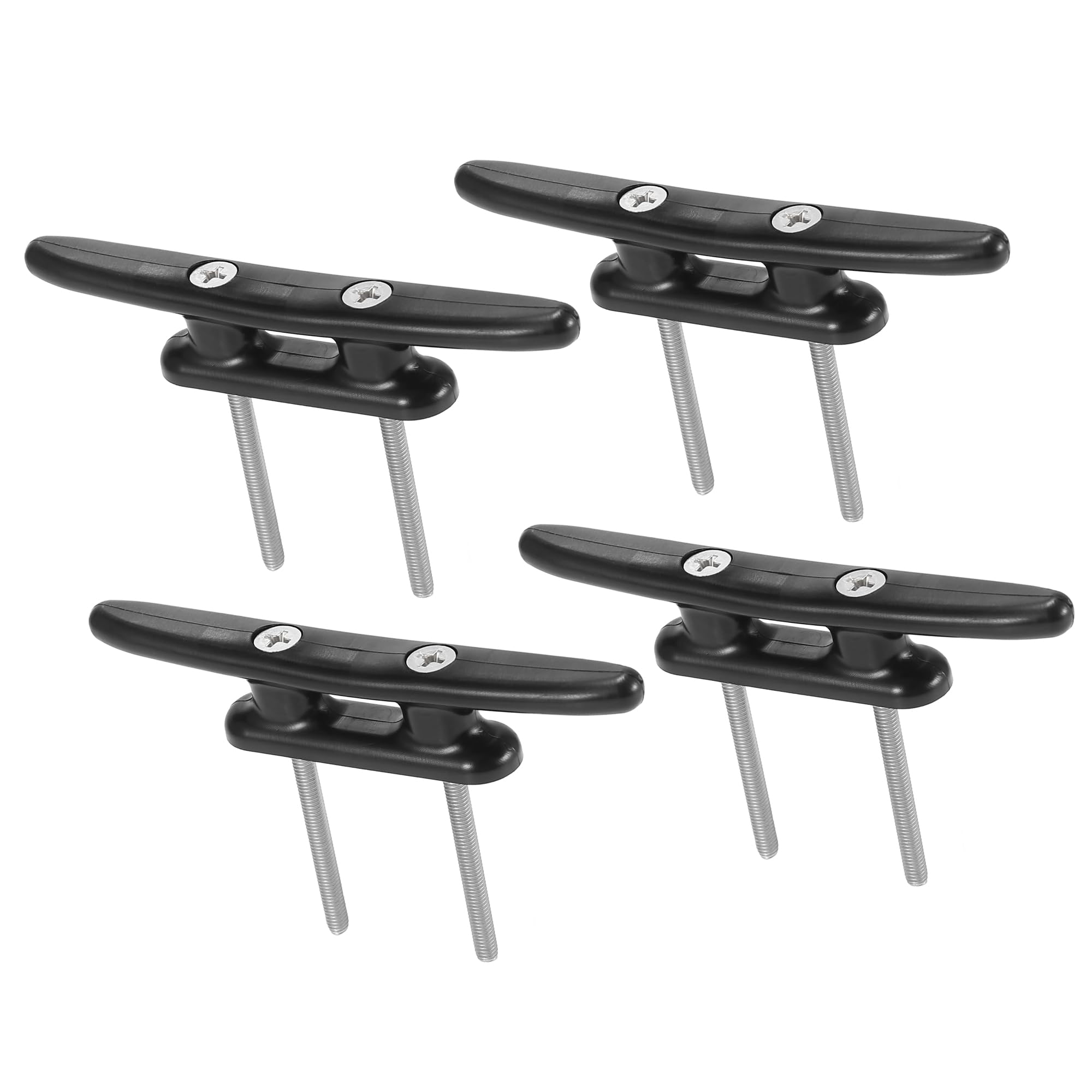 A ABSOPRO Boat Marine Dock 4 Inch 100mm Kayak Canoe Cleats Nylon (Set of 4)