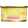 PETITE CUISINE Whole Foods Wet Cat Food, Chicken & Sweet Potato Entree in Broth, 2.8 oz. Can (24 Count)