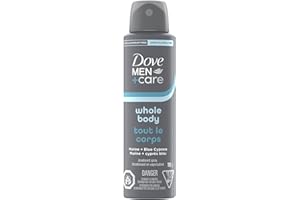 Dove Men+Care Deodorant Spray Whole Body Marine + Blue Cypress Aluminum-Free, 113g