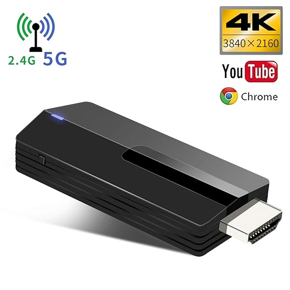 YEHUA WiFi Display Dongle HDMI 4K Wireless 5G/2.4G Display Adapter Unterstützung Miracast Airplay DLNA TV Stick für Android /