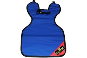 Radiate Lead Apron for X-Rays - Child X Ray Dental Lead Vest with Thyroid Shield Radiation Protection Collar - Kids Apron for Dentist Xray Machine, Radiology Equipment Shielding, Lab - Blue
