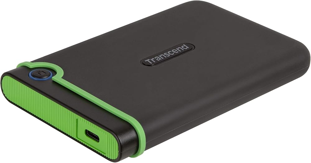 Transcend StoreJet 25M3C 4TB Rugged Portable Hard Drive USB-C 3.1 Iron Grey