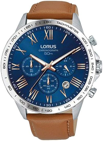 lorus men's chronograph watch