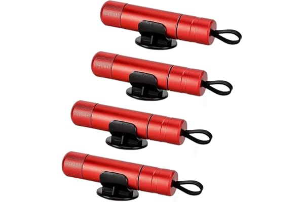 2026 Upgrade Car Safety Hammer,Life Hammer Car Escape Tool and Seatbelt Cutter,Cars Escape Tools for Land and Underwater (Red