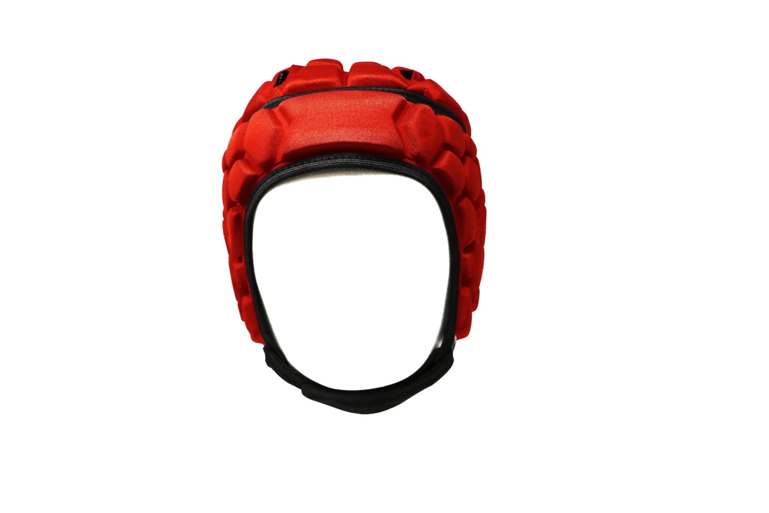 BARNETT HEAT PRO competition rugby helmet headguard, red (XS)