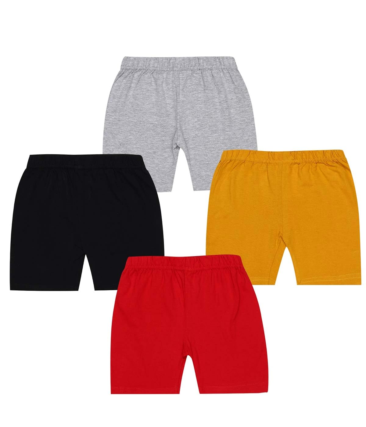Buy FEELPRYDE Cotton Boys Shorts Pack of 4 at Amazon.in
