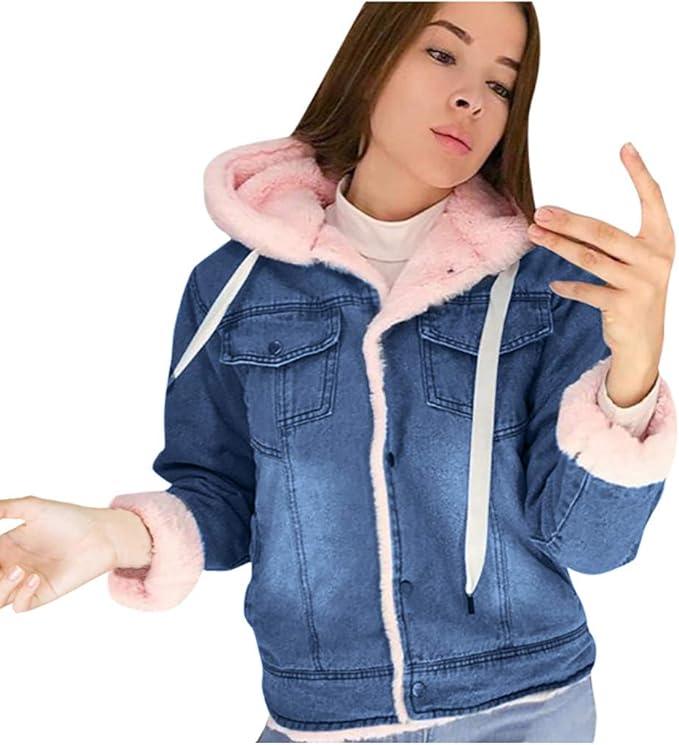 hooded sherpa sweater