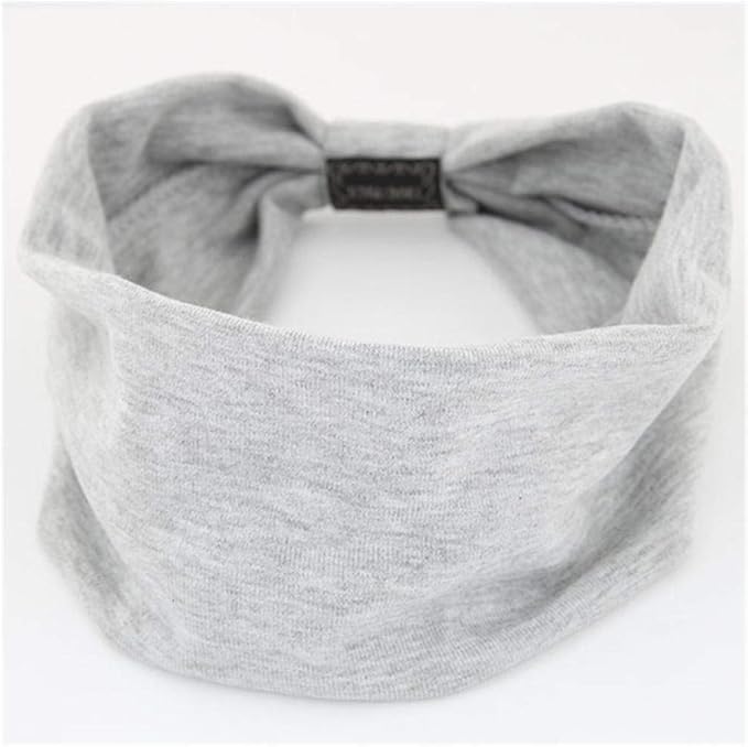 Solid Colors Big Wide Cotton Headband For Women Hair Accessories