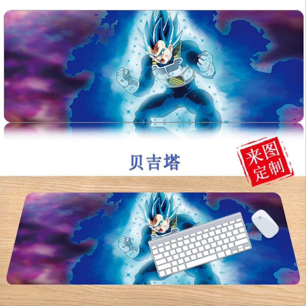Mouse Pad Anime Cartoon Mouse pad Anti-Slip Large Desk Cushion Mouse pad Gaming Gamer Mouse Keyboard Desk mats fos Dragon Ball