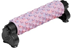 Leg Foam Roller - Suction Cup Stabilized Stretching Roll, Athletic Muscle Massage Support With Stand Design | Exercise Recove