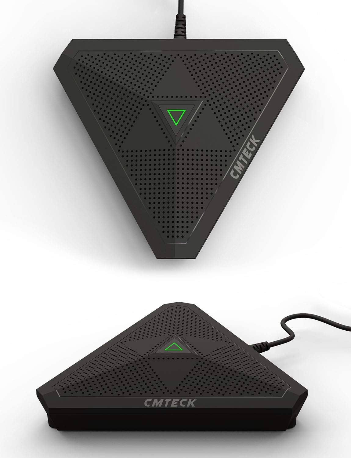 CMTECK USB Desktop Computer CM001 Microphone, Mute Button with LED Indicator, Omnidirectional Condenser Boundary Conference Mic for Recording,Streaming,Gaming,Skype (Windows/Mac): Home Audio & Theater