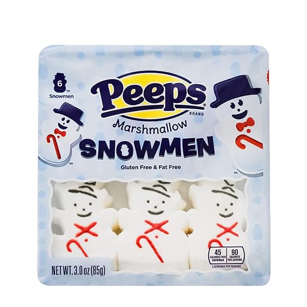 PEEPS MARSHMALLOW SNOWMEN ONE PACK