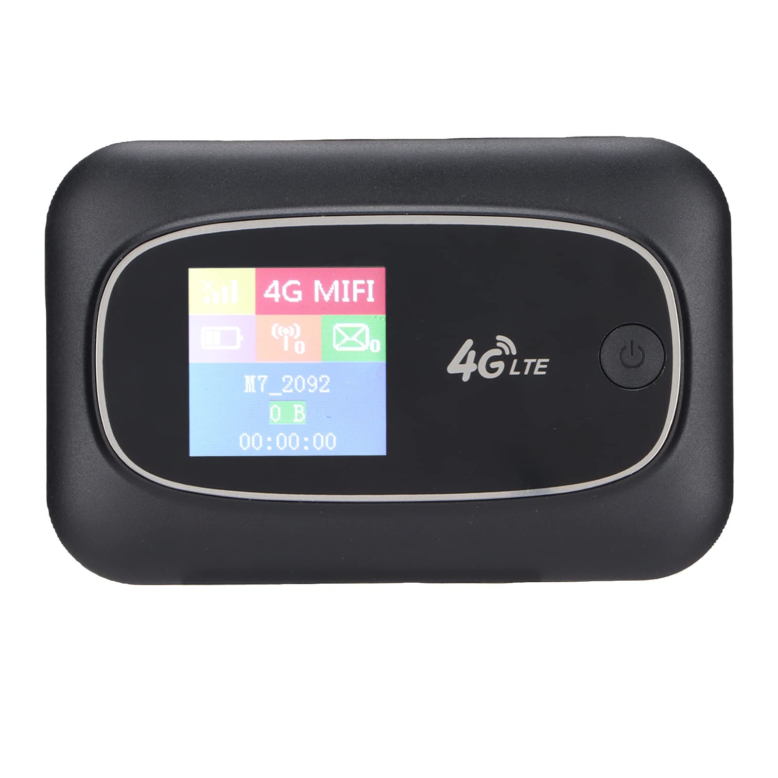 4G LTE WiFi Router, Portable Mini Travel Wireless Pocket VPN Router, LED Display Screen, with SIM Card Slot, For Android for XP 7 8.1 10 for OS X, for Linux (black)