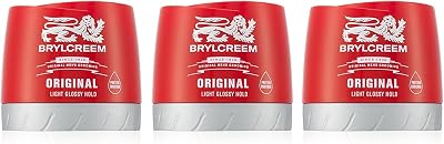 Brylcreem ORIGINAL LIGHT GLOSSY HOLD 150ml Red Tub Hair Styling Cream
