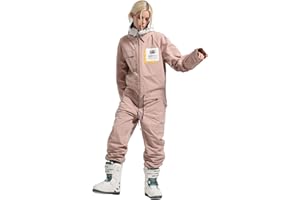 IMPHUT Women's One Piece Ski Suits Waterproof Windproof Women's Snowsuit Insulated Ski Jumpsuit for Snow Sports