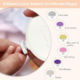 Vicloon 6 in 1 Baby Nail Trimmer Electric Battery Operated White view 3