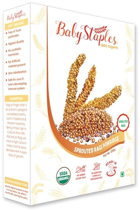sprouted ragi porridge for babies