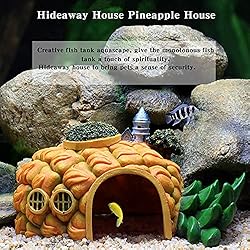 Tfwadmx Aquarium Pineapple Shape Decorations Resin