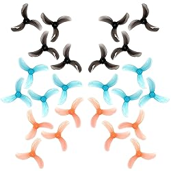 Gemfan 40mm 1608 3-Blade FPV Propellers with 1.5mm