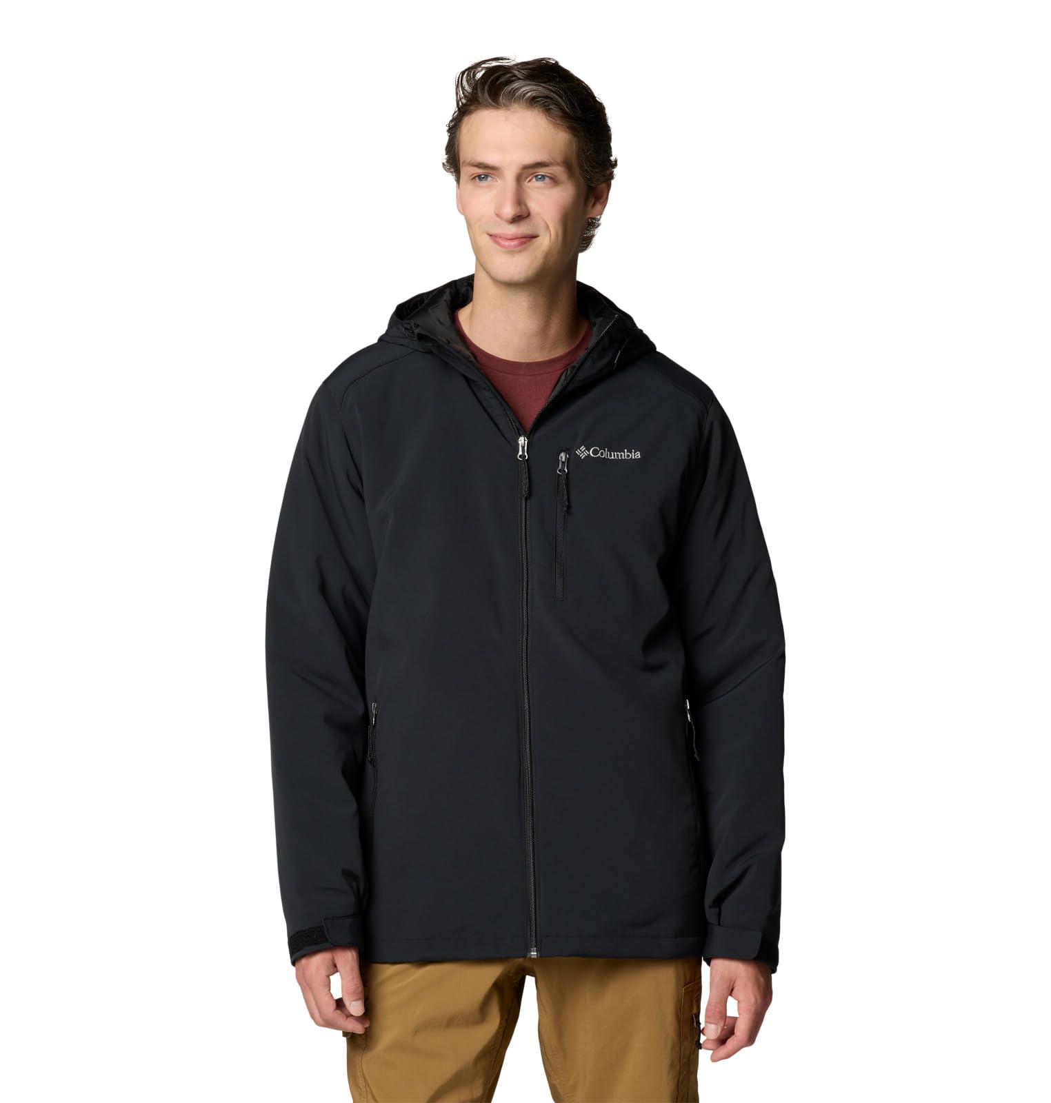 Columbia Men’s Gate Racer II Softshell, Black, 1X Big