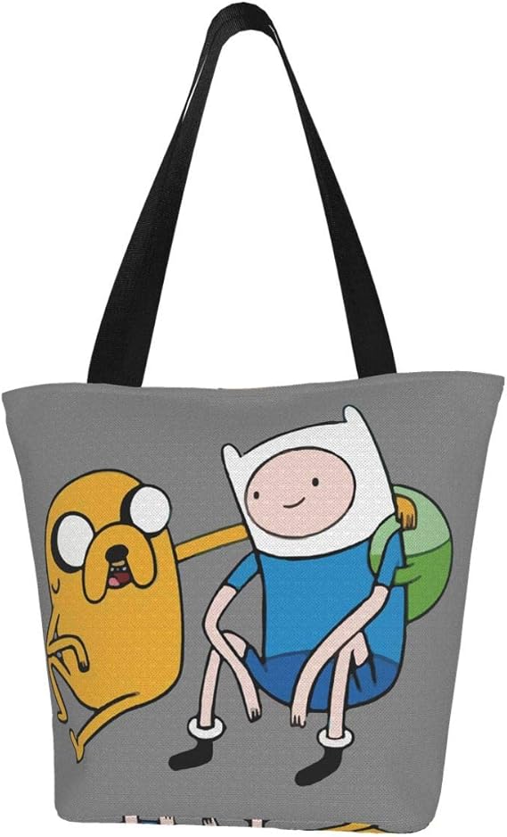 Amazon キャンバスバッグ トートバッグ かっこいい犬 ロゴ 肩掛けバッグ 出掛けバッグ 大容量 軽量 通勤通学 買い物 旅行用 内側ポケット ファスナー付き トートバッグ