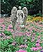 Y&K Decor Antiqued Metal Garden Angel Statues Indoor Outdoor Yard Lawn Statue Decor, 32