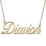 HUAN XUN Customized Custom Simple Any Name Necklace