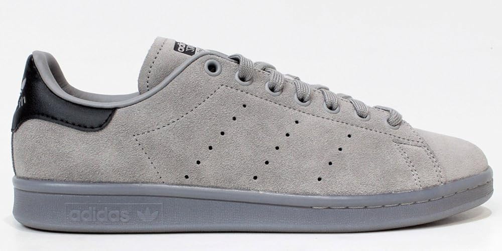 Amazon アディダス スニーカー Adidas Originals アディダス オリジナルス メンズ レザースニーカー スエード 革 レザー 靴 シューズ Stan Smith スタンスミス Grey グレー S 26 5cm Adidas アディダス スニーカー