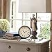 Classic Retro Clock, Vintage Iron Desk Clock Decorative Kitchen Table Clock European Style Vintage Silent Desk Table Clock Non Ticking Quartz Movement Battery Operated, Easy to Read (Classic)