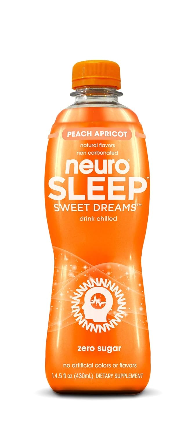 Neuro SLEEP Peach Apricot, 14.5 Fl Oz (Pack of 12)