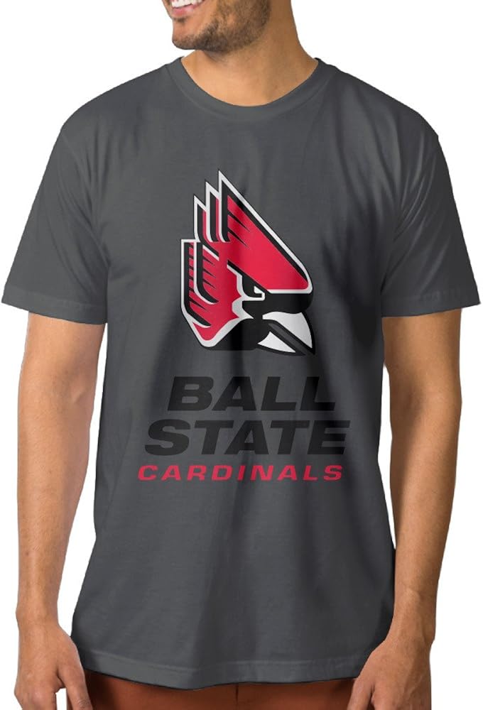 ElishaJ Men's Ball State University Cotton Tshirt DeepHeather Size 3X