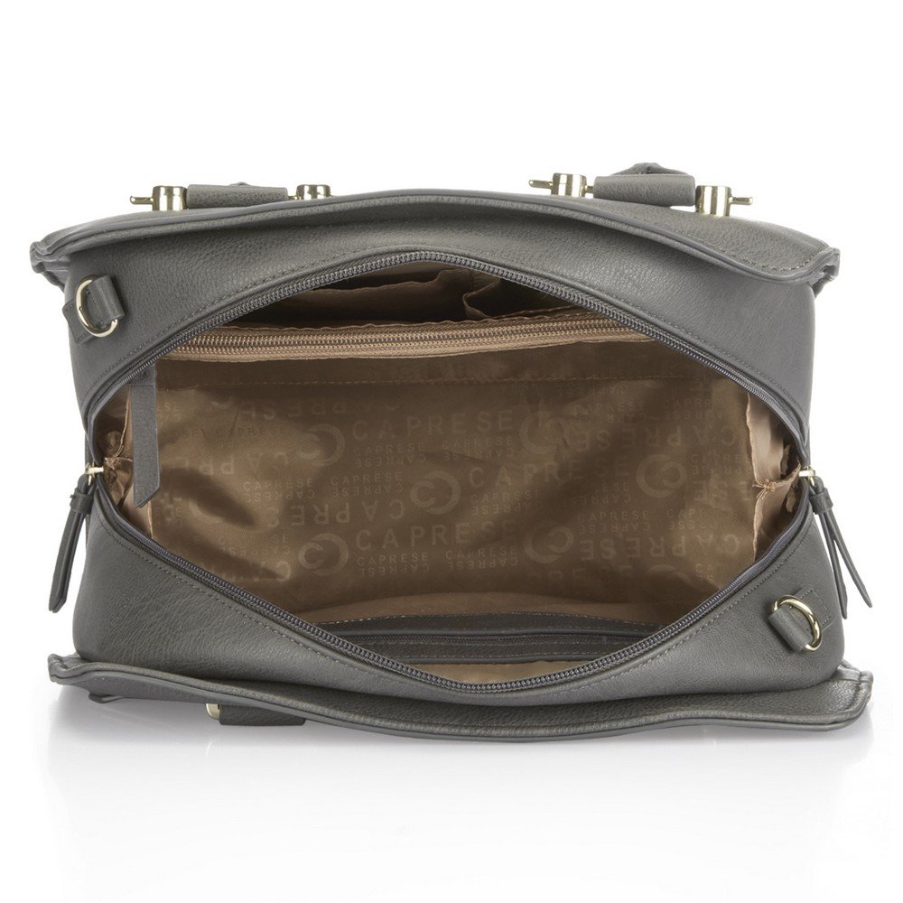 caprese women's satchel (dark grey)