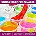 ChefSlime - Fluffy & Stretchy Mud Slime Putty | 12 Pack | Stress Relief, Non Sticky, Super Soft & Squishy Fun Sludge Toy for Kids and Adults - |Jumbo Pack | - 12 Pack