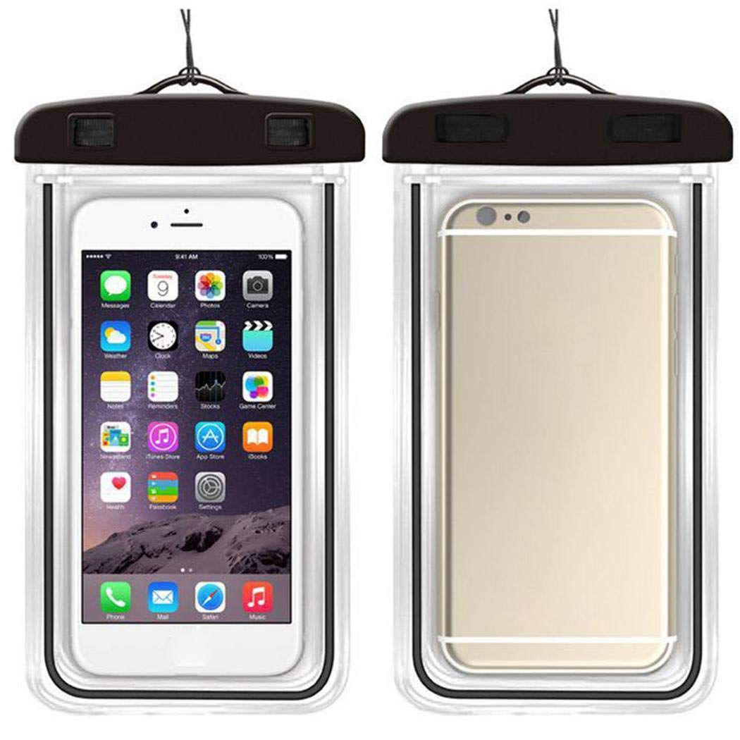 Zhuygba Waterproof Phone Case, Phone Pouch Dry Bag, Outdoor Practical Portable Waterproof Phone Bag with Lanyard, Underwater Protective Dry Bag Compatible with Phones Under 6 Inches