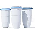Waterdrop Replacement Filters for Waterdrop WD-PT-08B Pitcher, NSF/ANSI 53 Certified, Reduces TDS, PFOA/PFOS, Lead, Chlorine, and More, 4-Stage Filtration Replacement (Pack of 3)