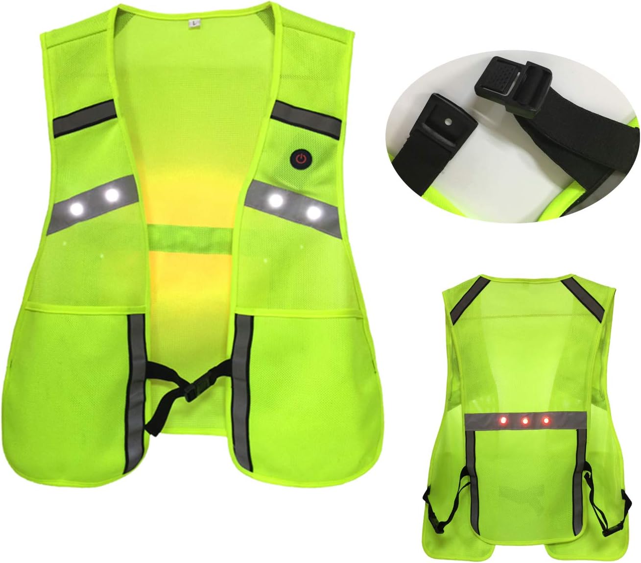 running jacket with lights