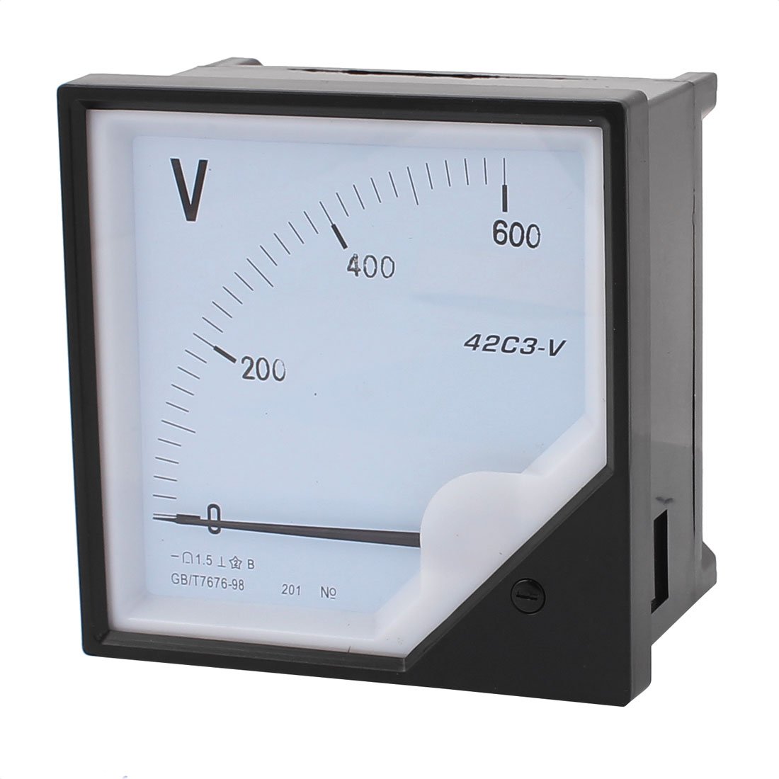 sourcingmap DC0-600V Class 1.5 Accuracy Analog Panel Volt Voltage Meter Voltmeter Gauge