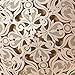 Jofanza 6.3 x 6.3 Inch 50PCS Ivory Wedding Invitations Cards with Envelopes Laser Cut Lace Flower Pattern Invites Card for Qinceanera Engagement Birthday Bridal Shower Graduation Party Invitation