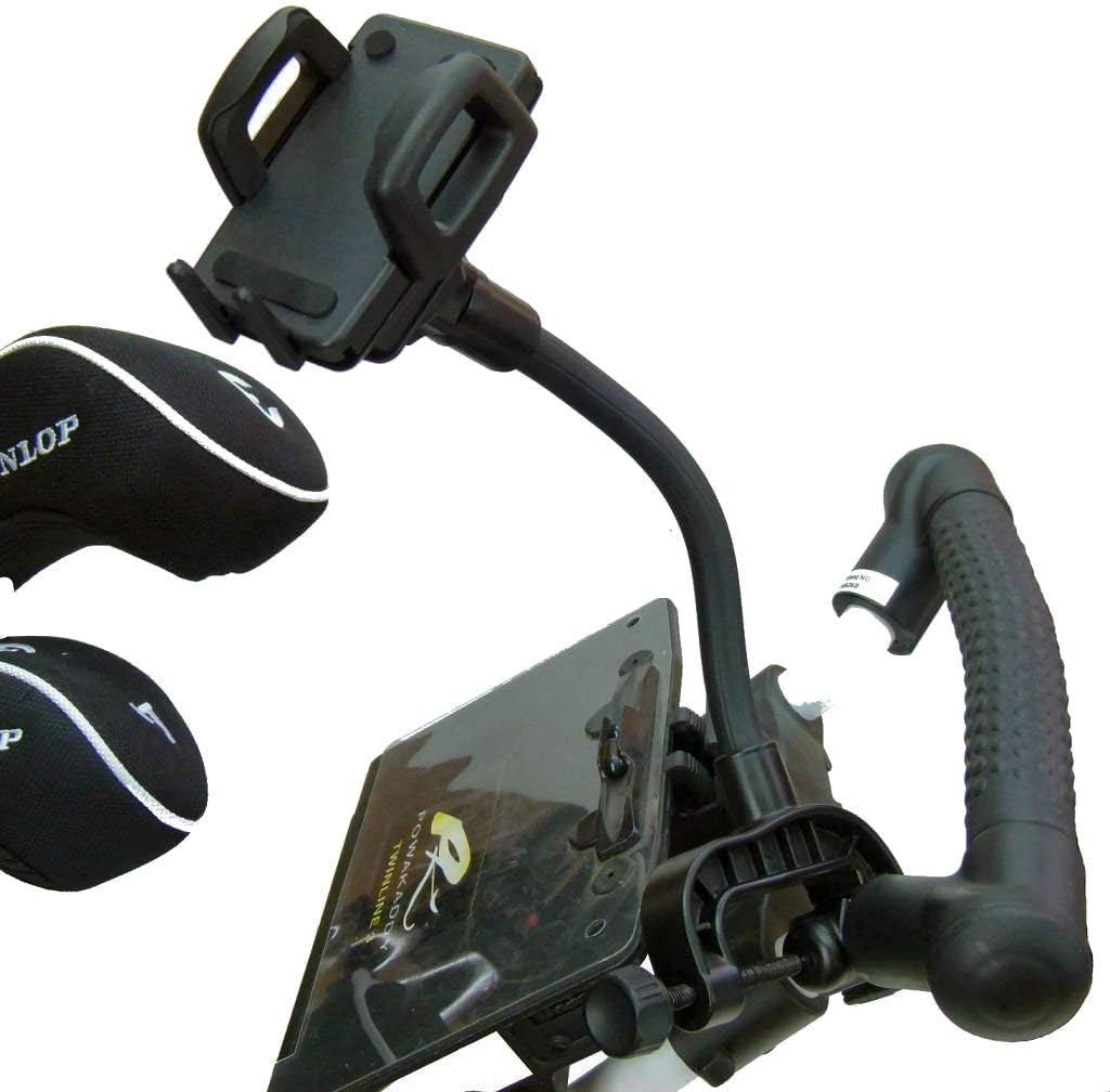 BuyBits Flexi Arm Clamp Golf Trolley Mount for Garmin Approach G7 & G8