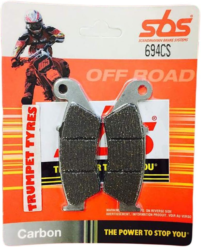 Honda TRX 700 XX, TRX700XX 08 09 10 11 12 SBS Performance Front Carbon Off Road Racing Race Brake Pads Set Genuine OE Quality 694CS