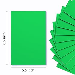 Do²ping Dark Green Foam Sheets Crafts, 8.5x5.5