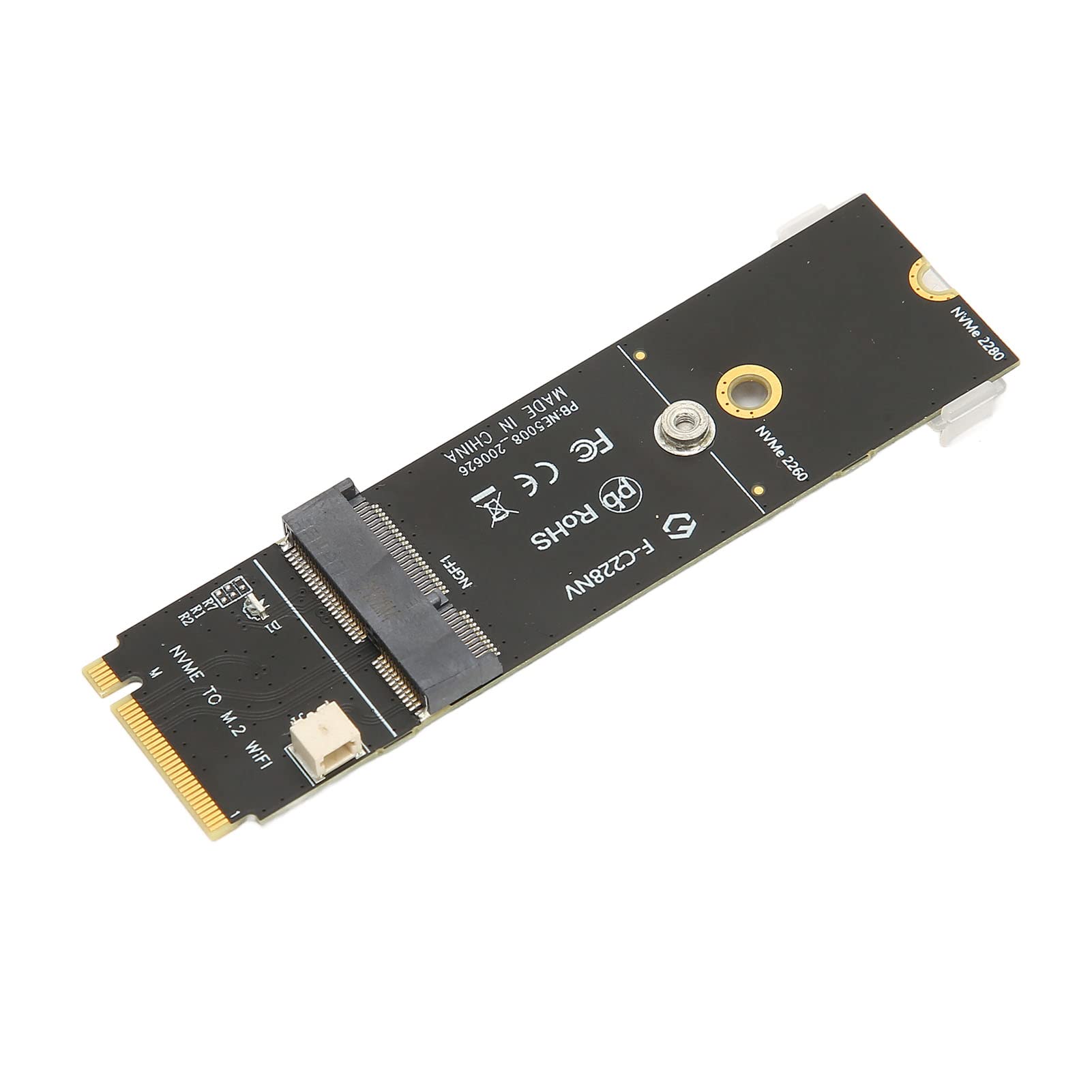 Tangxi M.2 A+E to M Key SSD Adapter Card, M.2 SSD & Network Card Compatible, Bluetooth 5, PCIe Interface